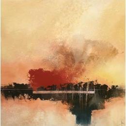 Painting Abstraction #1378 by Hévin Christian | Painting Abstract Oil Minimalist