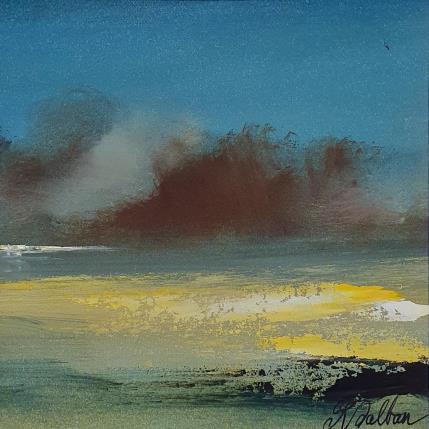 Peinture Douce brume par Dalban Rose | Tableau Figuratif Huile Paysages