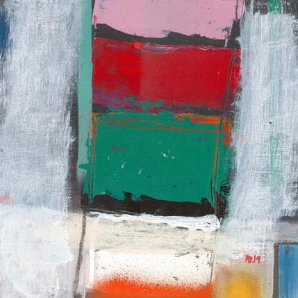 Peinture Sans titre 60 par Pedersen Morten | Tableau Abstrait Acrylique Minimaliste