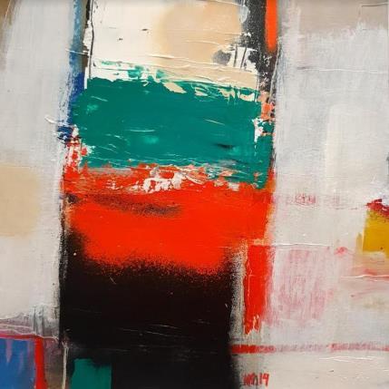 Peinture Sans titre 24 par Pedersen Morten | Tableau Abstrait Acrylique Minimaliste