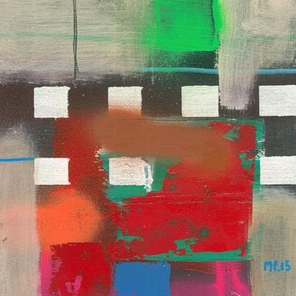 Peinture Sans titre 51 par Pedersen Morten | Tableau Abstrait Acrylique Minimaliste