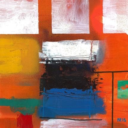 Peinture Sans titre 58 par Pedersen Morten | Tableau Abstrait Acrylique Minimaliste