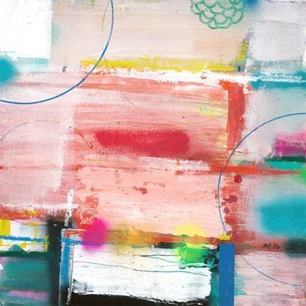 Peinture Sans titre 291 par Pedersen Morten | Tableau Abstrait Acrylique Minimaliste