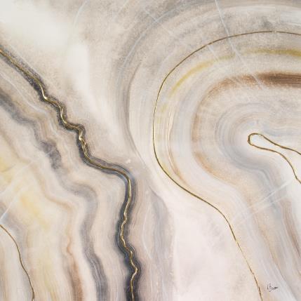 Peinture Géode asséchée par Baroni Victor | Tableau Abstrait