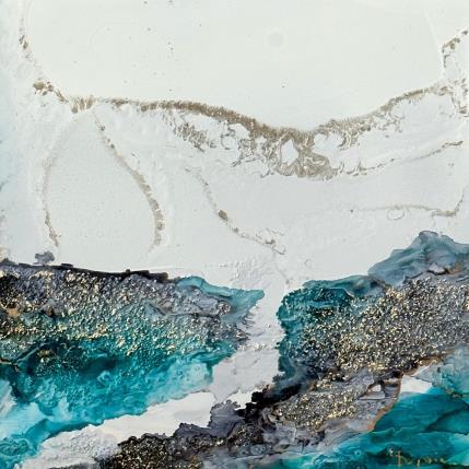 Pintura F1_1218 POESIE GIVREE por Depaire Silvia | Pintura Abstract Acrylic, Ink, Sand Landscapes, Marine, Minimalist