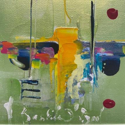 Peinture Matin Serein par Bastide d´Izard Armelle | Tableau Abstrait Huile Animaux