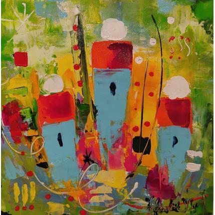 Painting Dali, la résistance en riant by Bastide d´Izard Armelle | Painting Abstract Oil Architecture, Landscapes