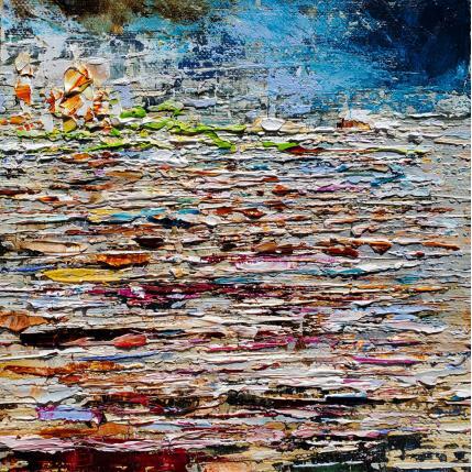 Peinture PAris Montmartre & sacré coeur Nuit #2 par Reymond Pierre | Tableau Figuratif Huile Paysages, Urbain