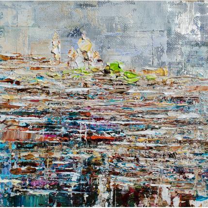 Peinture PAris Montmartre & sacré coeur #6 par Reymond Pierre | Tableau Figuratif Huile Paysages, Urbain