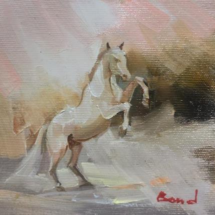 Painting Pink Dreams by Bond Tetiana | Painting Figurative Oil Animals, Landscapes, Nature