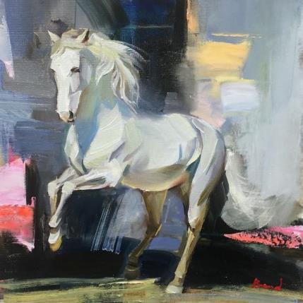Painting Wander Glow by Bond Tetiana | Painting Figurative Oil Animals, Landscapes