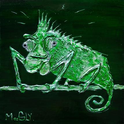Peinture ACCROCHUS par Moogly | Tableau Art naïf Acrylique, Pigments, Résine Animaux