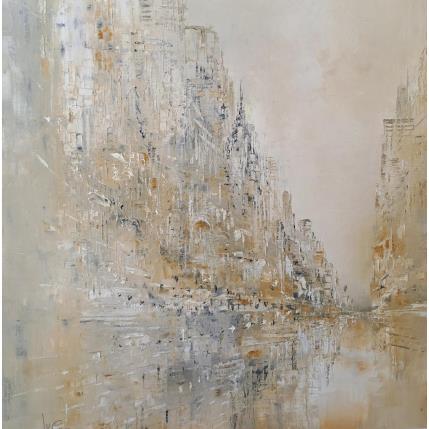 Painting Sous les arcades by Levesque Emmanuelle | Painting Figurative Oil