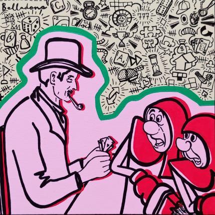 Peinture Jeu de cartes par Belladone | Tableau Pop-art Acrylique, Posca Icones Pop