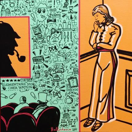 Peinture Au cinéma par Belladone | Tableau Pop-art Acrylique, Posca Icones Pop