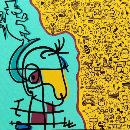 Peinture Le poème par Belladone | Tableau Pop-art Acrylique, Posca Icones Pop