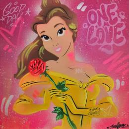 Peinture La belle par Kedarone | Tableau Pop-art Graffiti Icones Pop