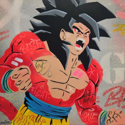 Painting goku ssj4 by Kedarone | Painting Street art Graffiti Pop icons