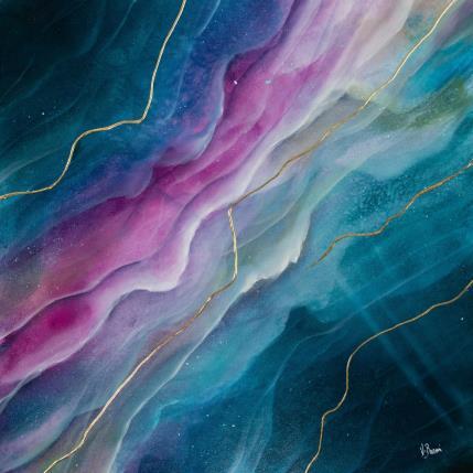 Peinture Onyx galaxie 2 par Baroni Victor | Tableau Abstrait Acrylique Minimaliste