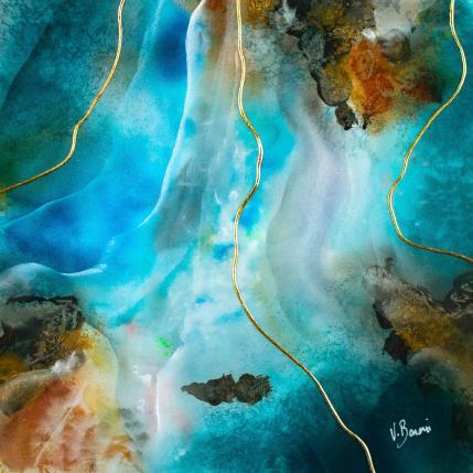 Pintura Récif opalin II por Baroni Victor | Pintura Abstract Acrylic Minimalist, Pop icons