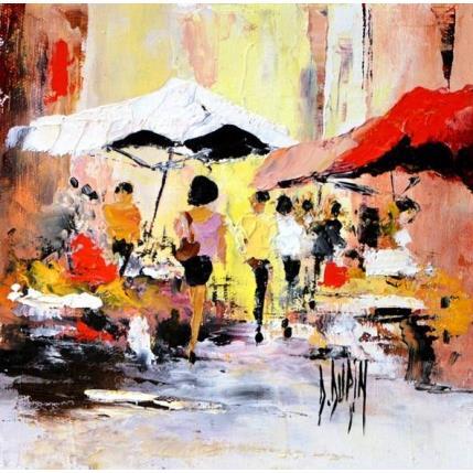 Gemälde Un sérieux dilemme... von Dupin Dominique | Gemälde Figurativ Öl Alltagsszenen, Pop-Ikonen