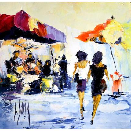 Peinture Le moment de vérité... par Dupin Dominique | Tableau Figuratif Huile Scènes de vie