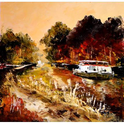 Peinture Puisque tu pars... par Dupin Dominique | Tableau Figuratif Huile Paysages