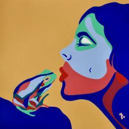 Painting Once Upon a Time n° 4 by Julie-Anne | Painting Surrealism Acrylic Animals, Life style, Pop icons, Portrait