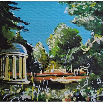 Peinture Jardin de l'Arquebuse à Dijon par Touras Sophie-Kim  | Tableau Figuratif Acrylique