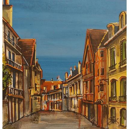 Painting Le calme des rues de Dijon by Touras Sophie-Kim  | Painting Figurative Acrylic Pop icons