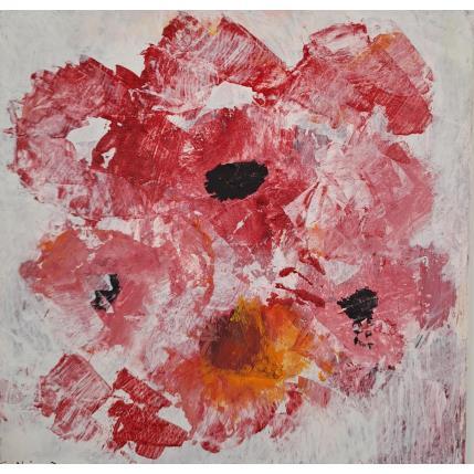 Peinture Roses par Rocco Sophie | Tableau Art Singulier Acrylique