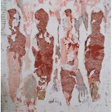 Peinture Empreintes par Rocco Sophie | Tableau Art Singulier Acrylique