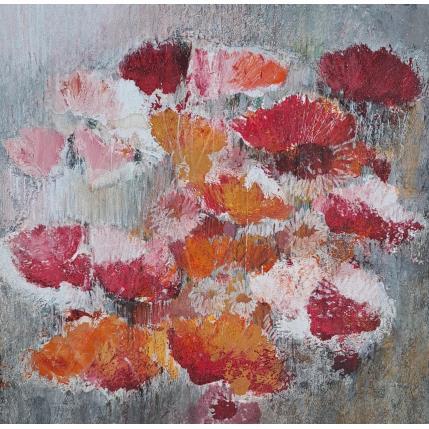 Peinture Coquelicot par Rocco Sophie | Tableau Art Singulier Acrylique