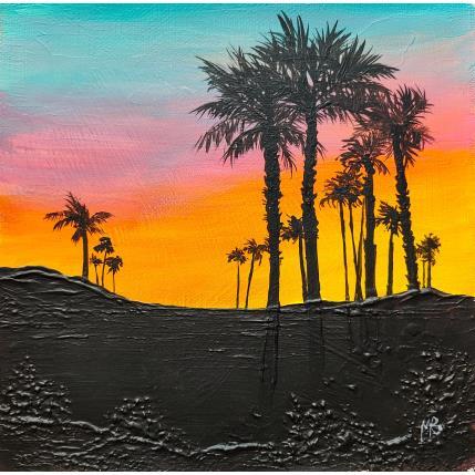 Peinture Couleurs du soir par Blandin Magali | Tableau Figuratif Huile Paysages