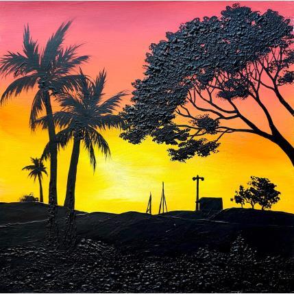 Peinture Calme et volupté par Blandin Magali | Tableau Figuratif Huile Paysages