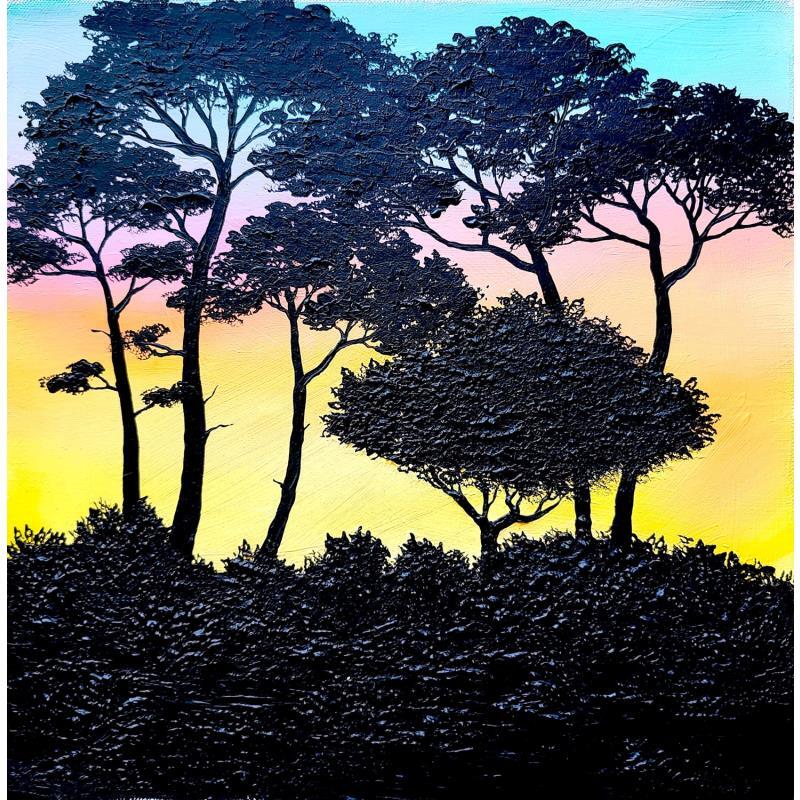 Pintura Provence colorée por Blandin Magali | Pintura Figurative Landscapes Oil