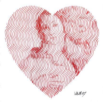 Peinture Coeur de Botticelli par Wawapod | Tableau Pop-art Acrylique Icones Pop