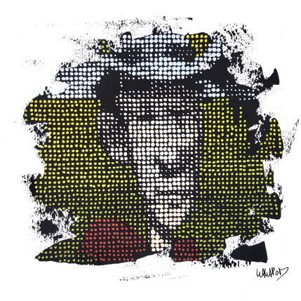 Peinture Lucky luke par Wawapod | Tableau Pop-art Acrylique Icones Pop