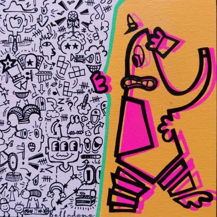 Peinture Ami imaginaire par Belladone | Tableau Pop-art Acrylique, Posca Icones Pop