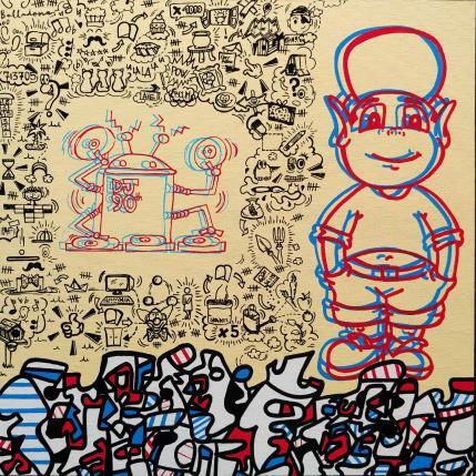 Peinture Génération Y par Belladone | Tableau Pop-art Acrylique, Posca Icones Pop