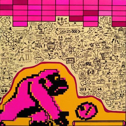 Painting Jeu d'arcade by Belladone | Painting Pop-art Acrylic, Posca Pop icons