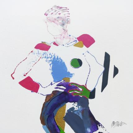 Gemälde Le losange von Cressanne | Gemälde Figurativ Acryl Akt, Pop-Ikonen