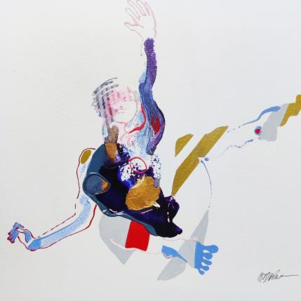 Gemälde Le coeur rouge von Cressanne | Gemälde Figurativ Acryl Akt