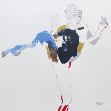 Peinture L'agilité par Cressanne | Tableau Figuratif Acrylique Nu