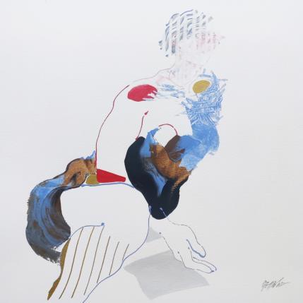 Peinture La Déesse par Cressanne | Tableau Figuratif Acrylique Nu