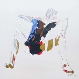 Painting Parfaitement by Cressanne | Painting Figurative Acrylic Nude