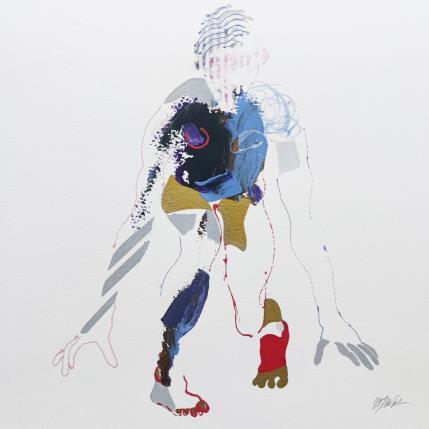 Peinture Prêt, partez ! par Cressanne | Tableau Figuratif Acrylique Nu