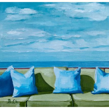 Peinture Couleurs divines par Chassagnette Béatrice | Tableau Figuratif Huile Paysages