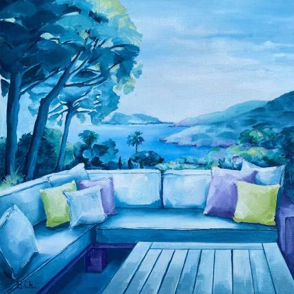 Peinture Mes pensées par Chassagnette Béatrice | Tableau Figuratif Huile Nature, Paysages