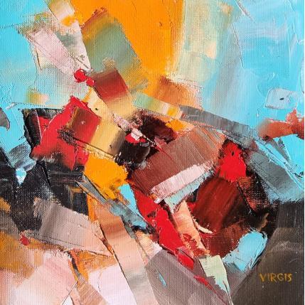 Painting Love of course by Virgis | Painting Abstract Oil Minimalist